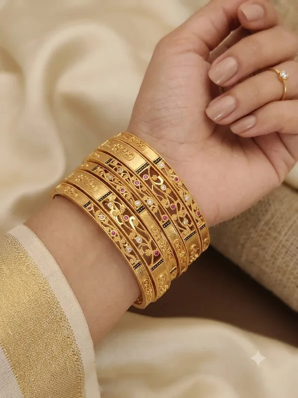 Royal_Heritage_Gold-Plated_AD_&_Ruby_Stone_Studded_6_Pcs_Bangle_Set_for_Women
