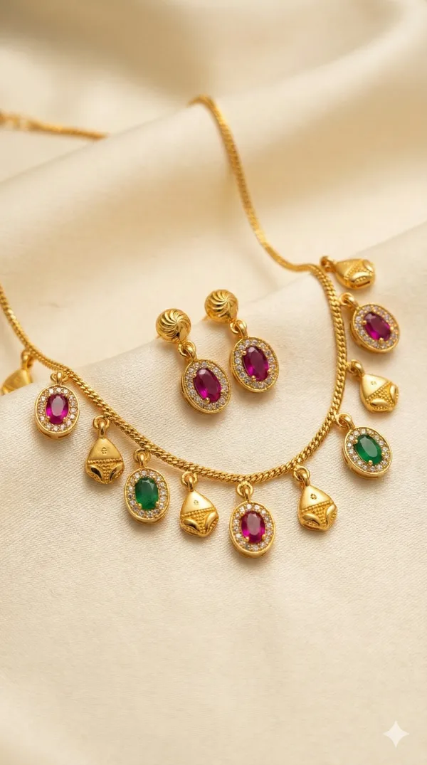 Royal_Ruby_&_Emerald_Drop_Necklace_Set_with_Matching_Earrings_–_Micro_Gold_Plated_Traditional_Jewelry