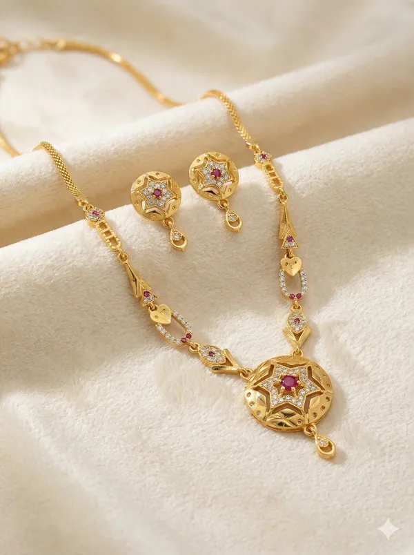 Royal_Starburst_AD_Diamond_Gold-Plated_Necklace_Set_with_Matching_Earrings