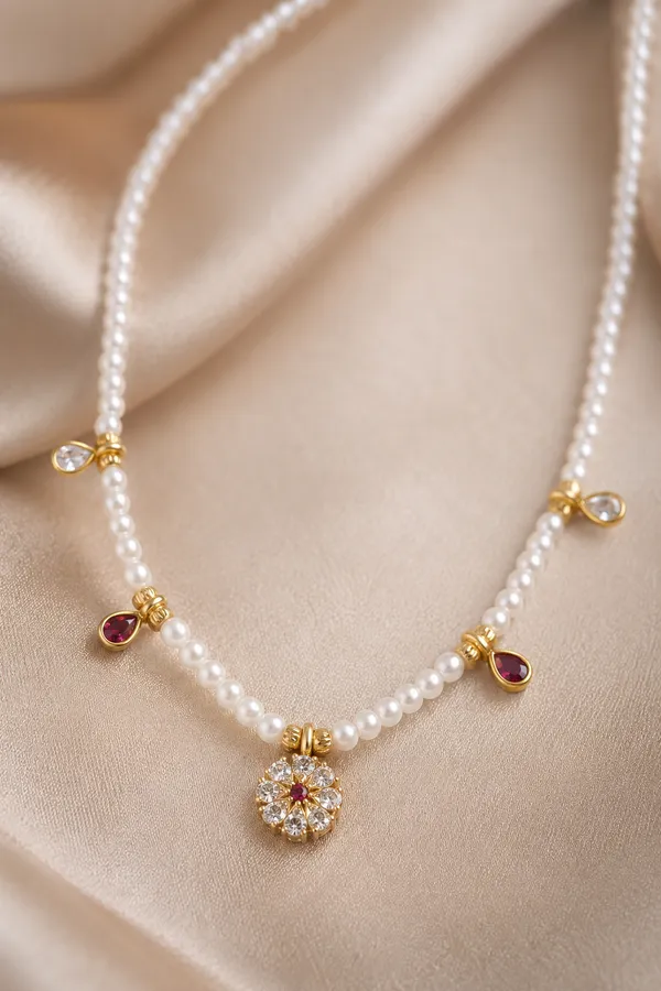 Ruby_Bloom_Pearl_Charm_chain
