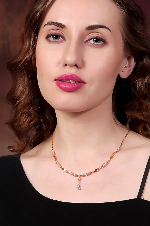 Stunning_Diamond_Micro_Gold_Plated_Heart_Chain_-_24_Inches