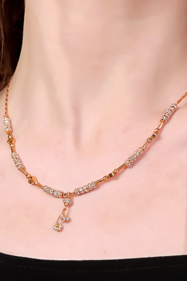 Stunning_Diamond_Micro_Gold_Plated_Heart_Chain_-_24_Inches