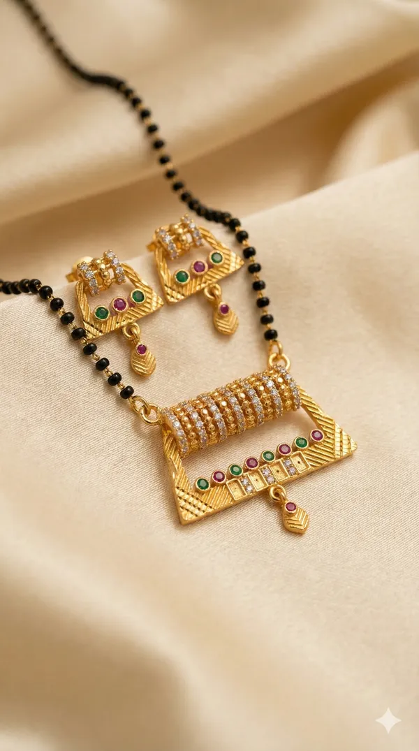 Traditional_Gold_Mangalsutra_Pendant_Set_with_Temple-Inspired_Design