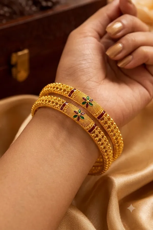 Traditional_Gold-Plated_Floral_Designer_Bangles_for_Women_|_Premium_Ethnic_Kada_Pair_|_Festive_&_Wedding_Wear