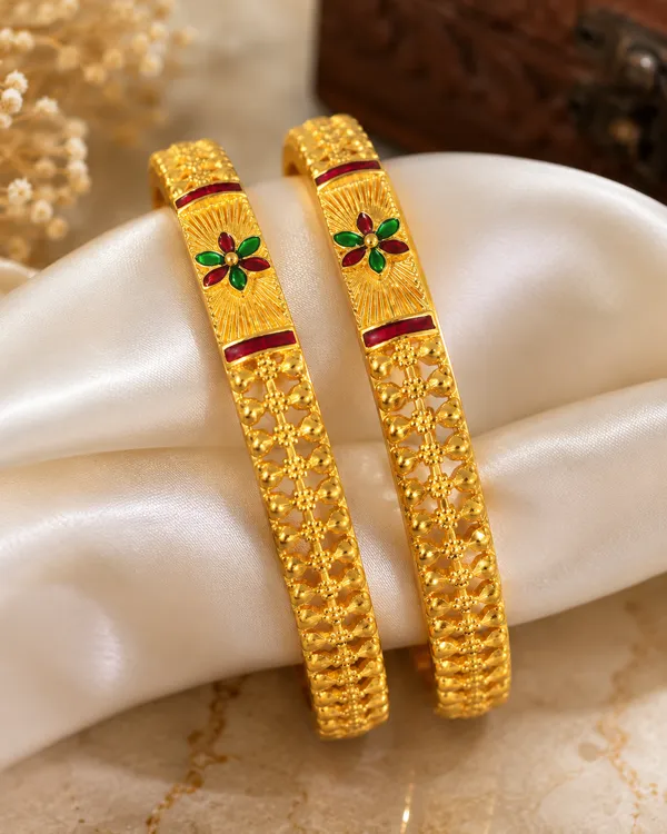 Traditional_Gold-Plated_Floral_Designer_Bangles_for_Women_|_Premium_Ethnic_Kada_Pair_|_Festive_&_Wedding_Wear