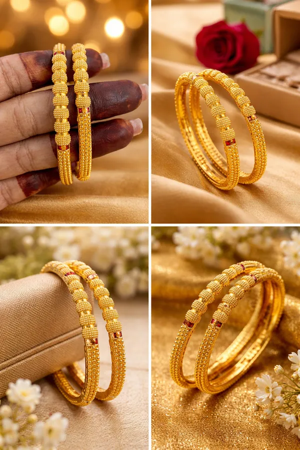 Traditional_Textured_Gold_Kada_with_Ruby_Accents_2_Piece