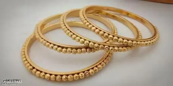 High_Gold_Plated_Daily_Wear_4_Pacs_Fancy_Ball_Bangle