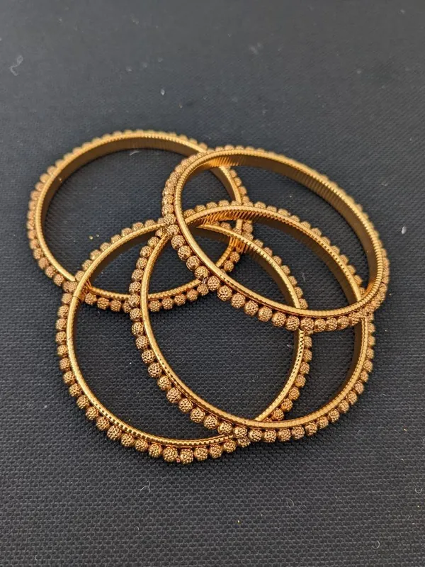 High_Gold_Plated_Daily_Wear_4_Pacs_Fancy_Ball_Bangle