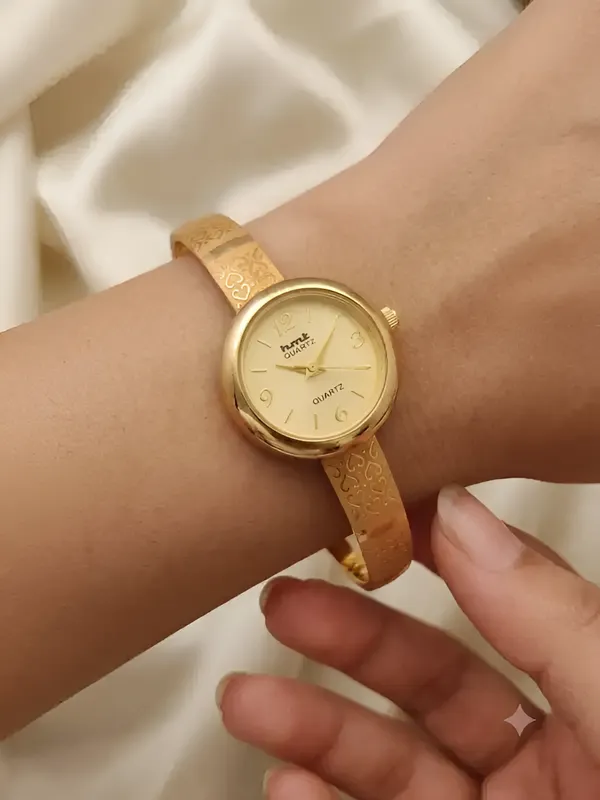 Micro_Gold_Plated_Designer_Fancy_Watch_And_Adjustable_Bracelet_Combo