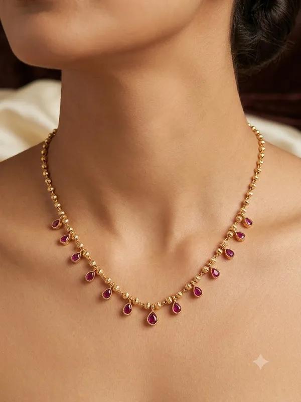 Premium_Quality_High_Gold_Plated_And_Diamond_Fancy_Chain_For_Girls_-_23_Inches