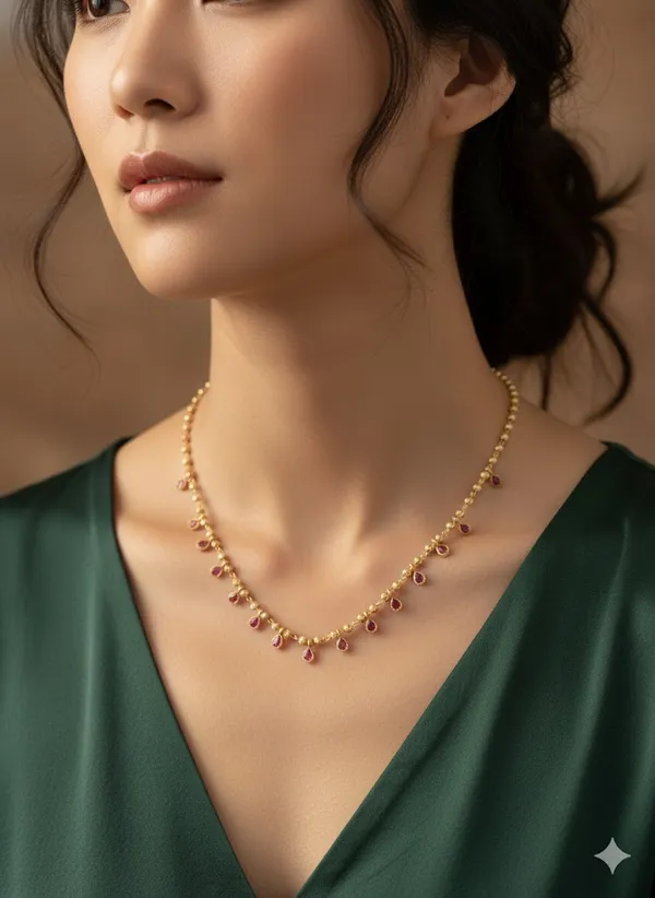 Premium_Quality_High_Gold_Plated_And_Diamond_Fancy_Chain_For_Girls_-_23_Inches