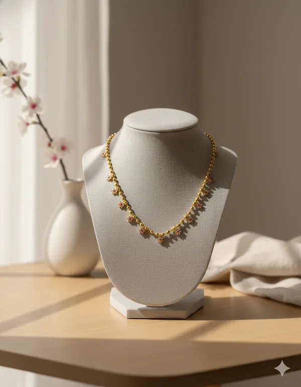 Gold_Plated_And_Diamond_Fancy_Chain_And_Mangalsutra_Combo