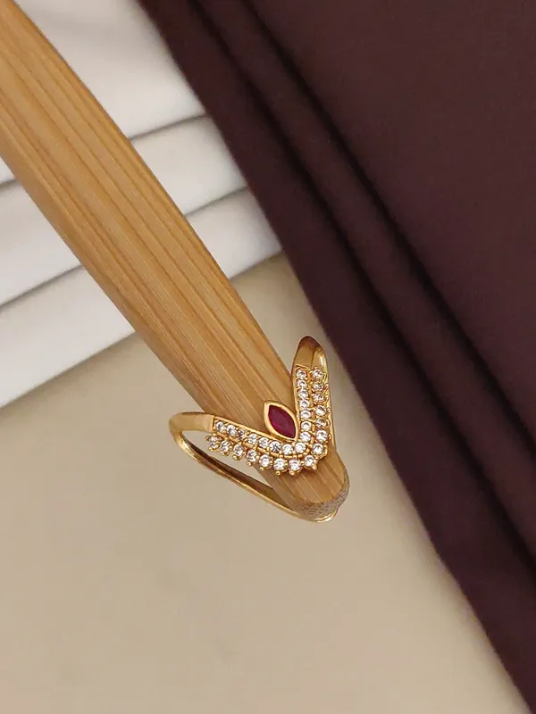 Designer_High_Gold_Plated_And_Diamond_Studded_Fancy_Adjustable_Ring