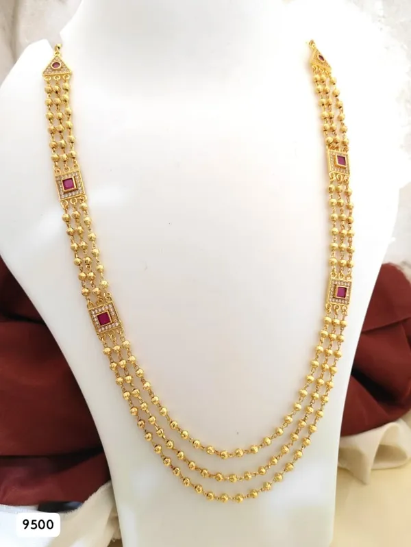 Designer_High_Gold_Plated_And_Diamond_Studded_Ruby_Square_18_inches_Mala
