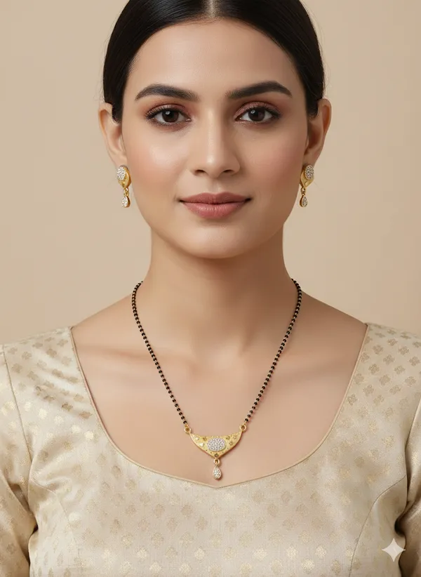 gold_plated_ad_dimaond_studed_fancy_forming_mangalsutra_with_earring
