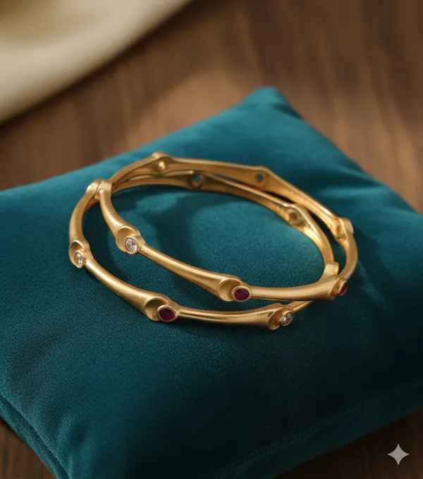 Micro_Gold_Plated_And_Diamond_&_Stone_Studded_Fancy_Bangles_–_Set_Of_2