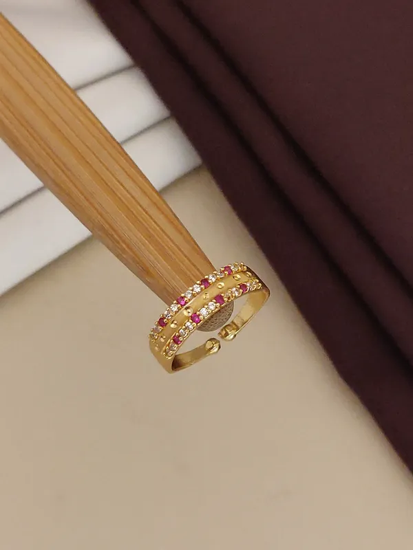 High_Gold_Plated_And_Diamond_Studded_Fancy_Adjustable_Ring