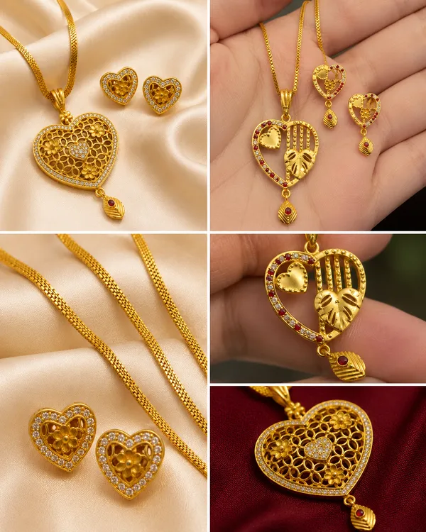 micro_gold_plated_Royal_Heart_Floral_Pendant_Set