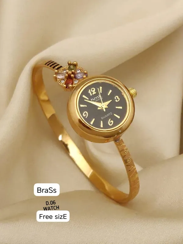 Micro_Gold_Plated_And_Diamond_Studded_Adjustable_Bracelet_Watch