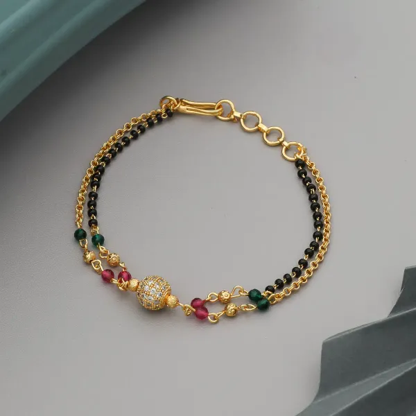 Micro_Gold_Plated_And_Diamond_Studded_Fancy_Ball_Hand_Mangalsutra