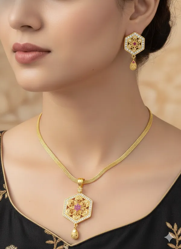 micro_gold_plated_ad_diamond_studed_fancy_flower_pendent_set_with_18_inches_chain