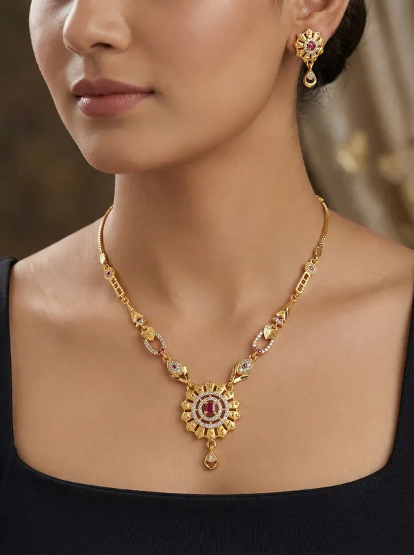 micro_gold_plated_ad_diamond_studed_fancy_forming_flower_necklace_with_earing
