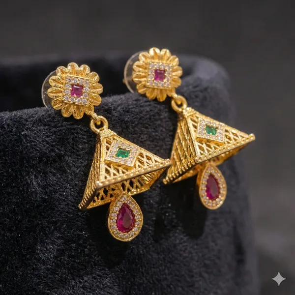 micro_gold_plated_ad_diamond_studed_fancy_kempu_work_earring