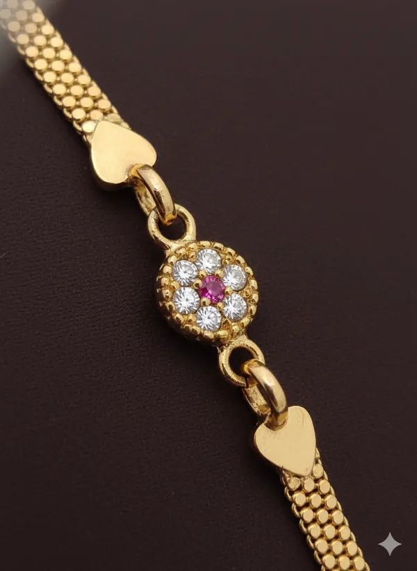 micro_gold_plated_ad_diamond_studed_round_flower_24inches_chain