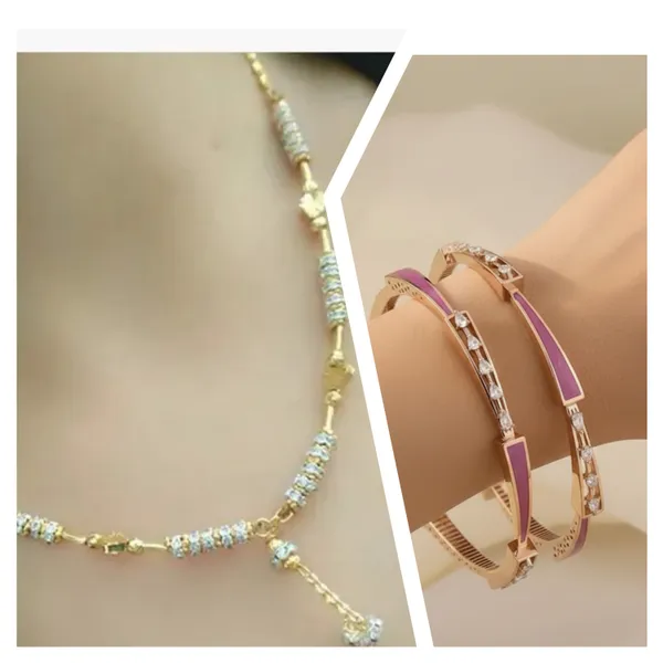 Micro_Gold_Plated_And_Diamond_Stud_Fancy_Star_Chain_with_Diamond_Bangles