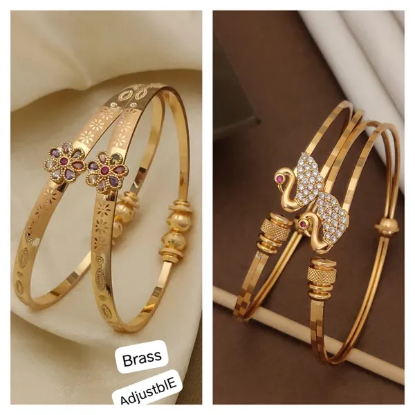 Micro_Gold_Plated_Daily_Wear_And_Diamond_Studded_Fancy_Adjustable_Kadli_Combo
