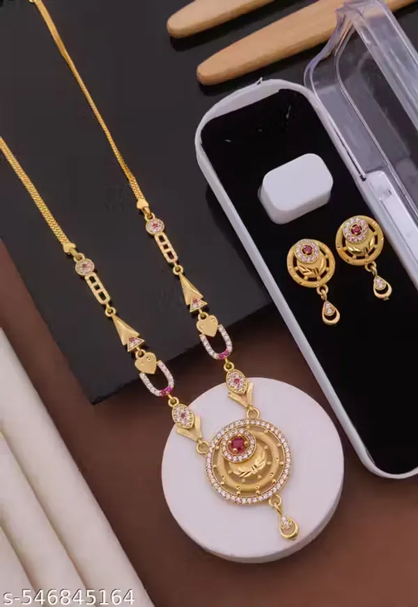 Micro_Gold_Plated_Daily_Wear_And_Diamond_Studded_Fancy_Flower_Moon_Design_Forming_Necklace_with_Earring