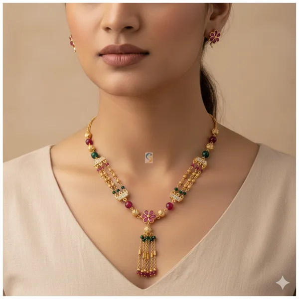 Beautiful_Golden_18_Inches_Daily_Wear_Pearl_Chain_Combo_For_Women