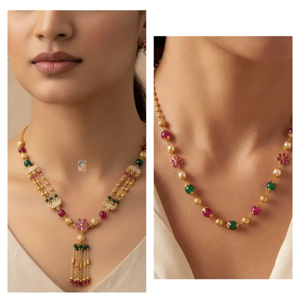 Beautiful_Golden_18_Inches_Daily_Wear_Pearl_Chain_Combo_For_Women