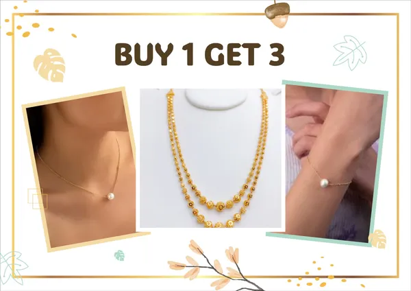 New_Designer_High_Gold_Plated_2_Layer_Chain_with_2_Free_Gifts