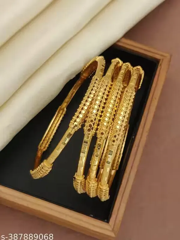 Designer_High_Gold_Plated_Daily_Wear_Fancy_10_Pcs_Bangle