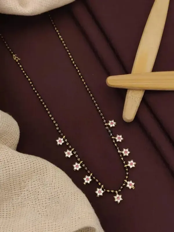 Designer_Premium_Quality_High_Gold_Plated_And_Diamond_Fancy_Star_Mangalsutra_For_Women