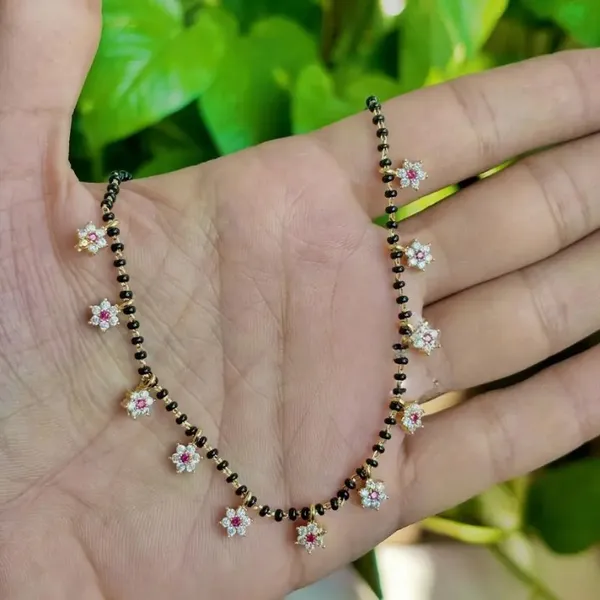 Designer_Premium_Quality_High_Gold_Plated_And_Diamond_Fancy_Star_Mangalsutra_For_Women