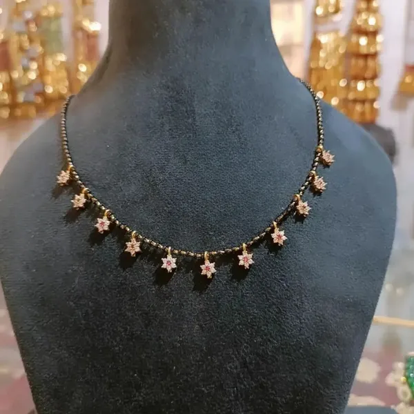 Designer_Premium_Quality_High_Gold_Plated_And_Diamond_Fancy_Star_Mangalsutra_For_Women