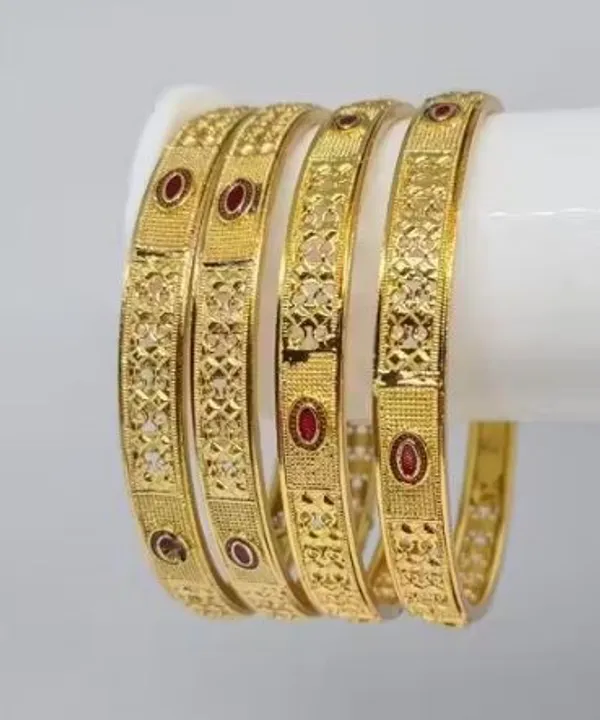 SET_OF_4PC_GOLD_PLATED_TRADITIONAL_MEENAKARI_BANGLES