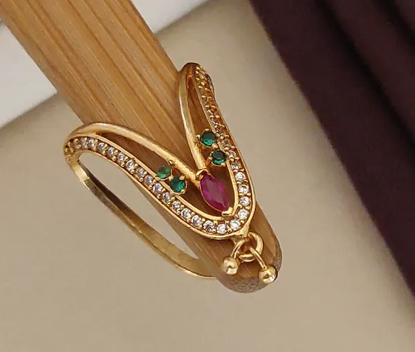 Gold_Plated_Kemp_Stone_Studded_Fancy_Adjustable__U_Ring