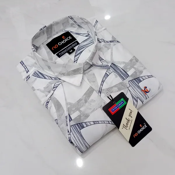 Half_Sleeves_Shirts_Premium_Cotton_Blend_|_Stylish__Casual_Shirts_Premium_Cotton_Blend_Half_Sleeve