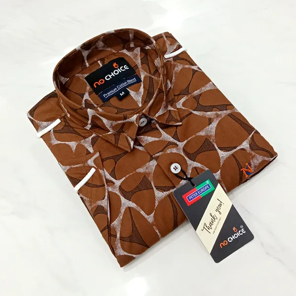 Half_Sleeves_Shirts_Premium_Cotton_Blend_|_Stylish__Casual_Shirts_Premium_Cotton_Blend_Half_Sleeve