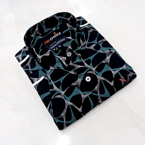Half_Sleeves_Shirts_Premium_Cotton_Blend_|_Stylish__Casual_Shirts_Premium_Cotton_Blend_Half_Sleeve