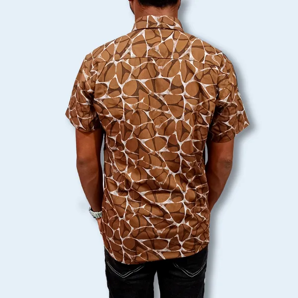 Half_Sleeves_Shirts_Premium_Cotton_Blend_|_Stylish__Casual_Shirts_Premium_Cotton_Blend_Half_Sleeve