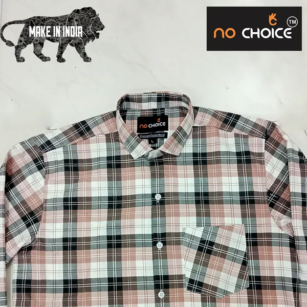 No_Choice_Stylish_Full_Sleeve_Cotton_Blend_Flannel_Shirt_for_Men