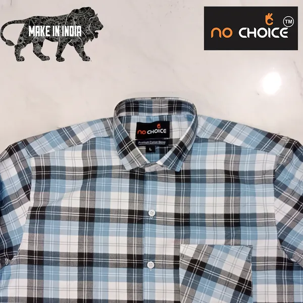 No_choice_Stylish_Full_Sleeve_Cotton_Blend_Flannel_Shirt_for_Men