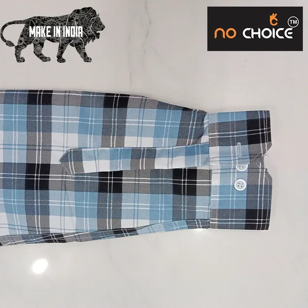 No_choice_Stylish_Full_Sleeve_Cotton_Blend_Flannel_Shirt_for_Men