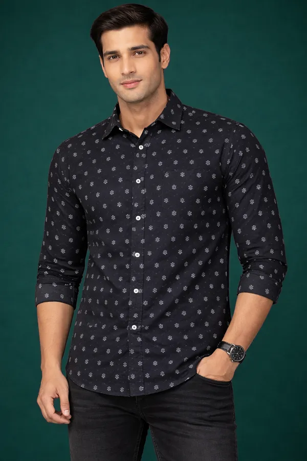 Navy_Blue_Digital_Printed_Shirts_Premium_Cotton_Blend