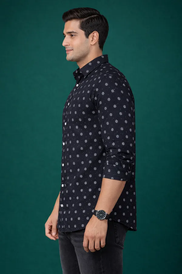 Navy_Blue_Digital_Printed_Shirts_Premium_Cotton_Blend