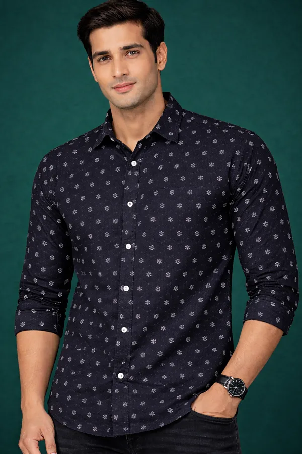 Navy_Blue_Digital_Printed_Shirts_Premium_Cotton_Blend